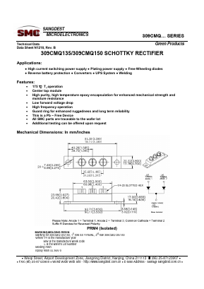 309CMQ150 Datasheet PDF Sangdest Microelectronic (Nanjing) Co., Ltd