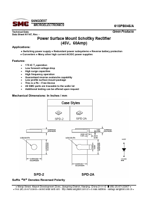 61SPB045 Datasheet PDF Sangdest Microelectronic (Nanjing) Co., Ltd