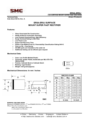ER3A Datasheet PDF Sangdest Microelectronic (Nanjing) Co., Ltd