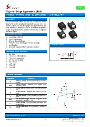 P3002SB Datasheet PDF Socay Electornics Co., Ltd.