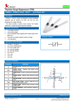 P15LC Datasheet PDF Socay Electornics Co., Ltd.