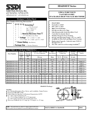 SDAD103H7.5F Datasheet PDF Solid State Devices, Inc.