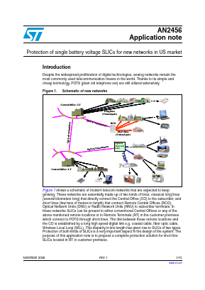 AN2456 Datasheet PDF STMicroelectronics