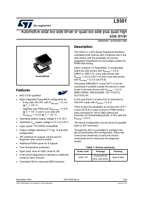 L9301-TR Datasheet PDF STMicroelectronics