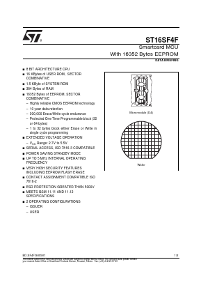ST16SF4F Datasheet PDF STMicroelectronics