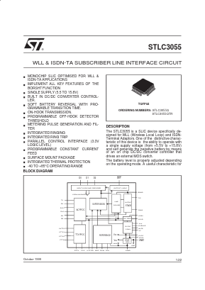 STLC3055Q Datasheet PDF STMicroelectronics