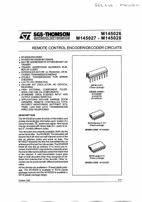 M145026 Datasheet PDF STMicroelectronics