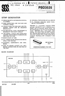 PBD3535 Datasheet PDF STMicroelectronics