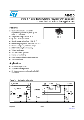 A6902D13TR Datasheet PDF STMicroelectronics
