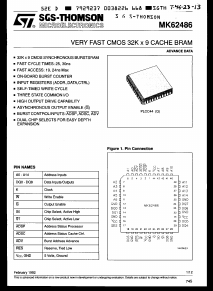 MK62486 Datasheet PDF STMicroelectronics