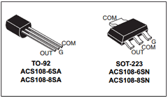 ACS108-8SN-TR Datasheet PDF STMicroelectronics
