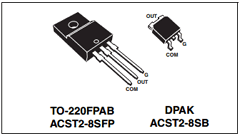ACST2-8SFP Datasheet PDF STMicroelectronics