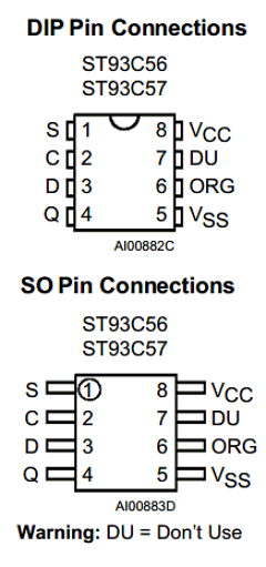ST93C56B6 Datasheet PDF STMicroelectronics
