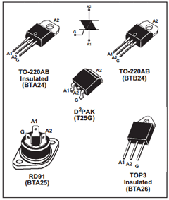 BTA24-600CW Datasheet PDF STMicroelectronics