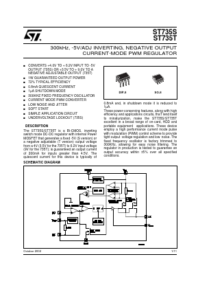 ST735S Datasheet PDF STMicroelectronics