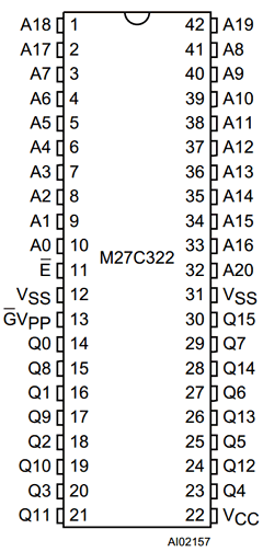 M27C322 Datasheet PDF STMicroelectronics