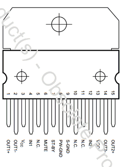 TDA7266S Datasheet PDF STMicroelectronics