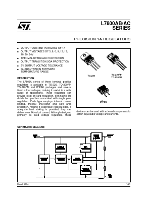 L7806ACP Datasheet PDF STMicroelectronics