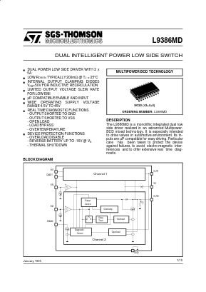 L9386MD Datasheet PDF STMicroelectronics