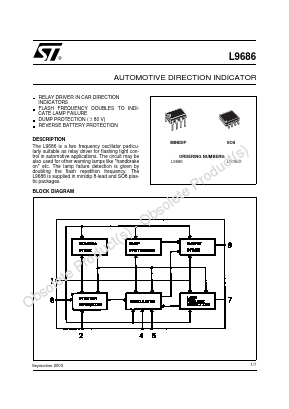 L9686 Datasheet PDF STMicroelectronics
