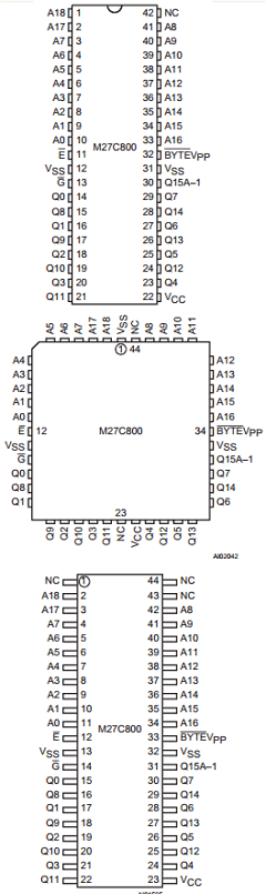 M27C800-70K1 Datasheet PDF STMicroelectronics