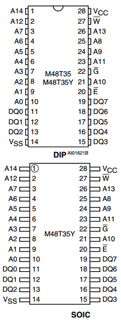 M48T35-70PM6 Datasheet PDF STMicroelectronics