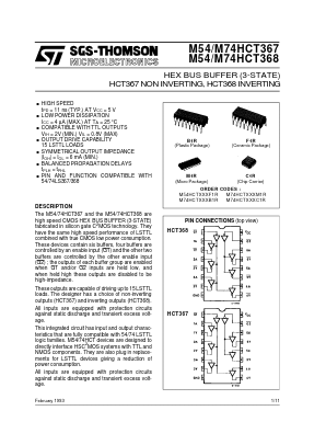 M74HCT367 Datasheet PDF STMicroelectronics