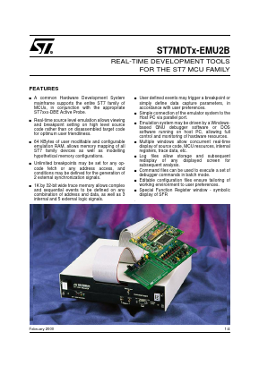 ST7MDT1-DBE2B Datasheet PDF STMicroelectronics