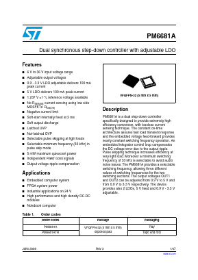 PM6681A Datasheet PDF STMicroelectronics