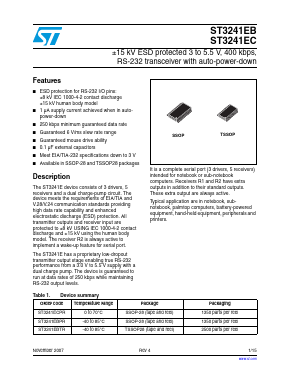 ST3241EB Datasheet PDF STMicroelectronics