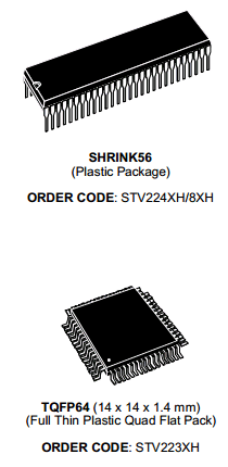 STV2236H Datasheet PDF STMicroelectronics