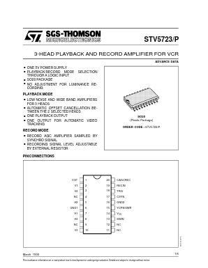 STV5723 Datasheet PDF STMicroelectronics