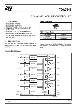 TDA744813TR Datasheet PDF STMicroelectronics