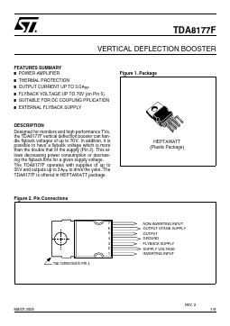 TDA8177F Datasheet PDF STMicroelectronics