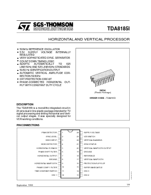 TDA8185I Datasheet PDF STMicroelectronics