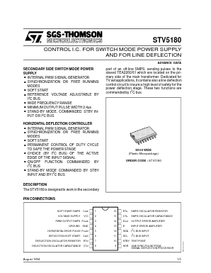 STV5180 Datasheet PDF STMicroelectronics