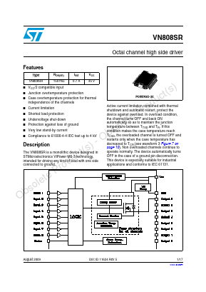 VN808SR Datasheet PDF STMicroelectronics