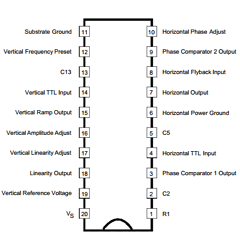 TDA9102C Datasheet PDF STMicroelectronics