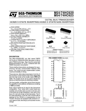 M74HC623B1R Datasheet PDF STMicroelectronics