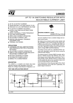 L6902D013TR Datasheet PDF STMicroelectronics