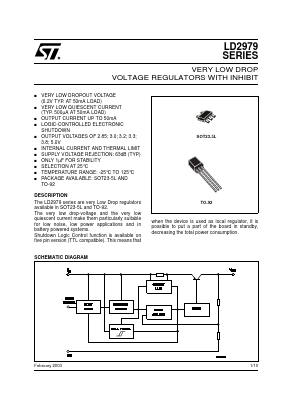 LD2979Z38AP Datasheet PDF STMicroelectronics