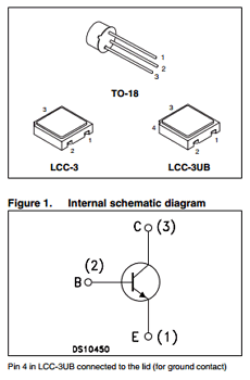 2N2484UB07 Datasheet PDF STMicroelectronics