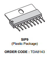 TDA8143 Datasheet PDF STMicroelectronics