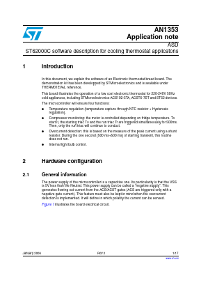 AN1353 Datasheet PDF STMicroelectronics