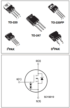 STB15NK50ZT4 Datasheet PDF STMicroelectronics