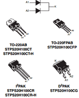 STPS20H100CT Datasheet PDF STMicroelectronics