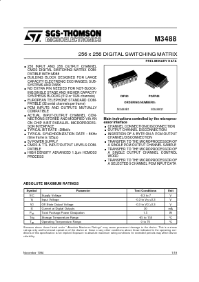 M3488Q1 Datasheet PDF STMicroelectronics