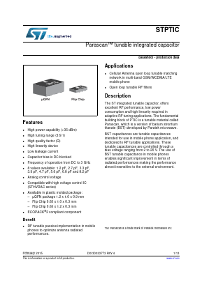 STPTIC-68 Datasheet PDF STMicroelectronics