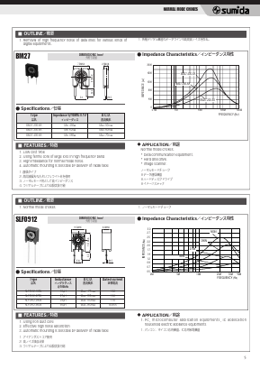 BM27 Datasheet PDF Sumida Corporation