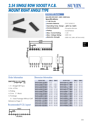 254210FS Datasheet PDF SUYIN USA, INC.